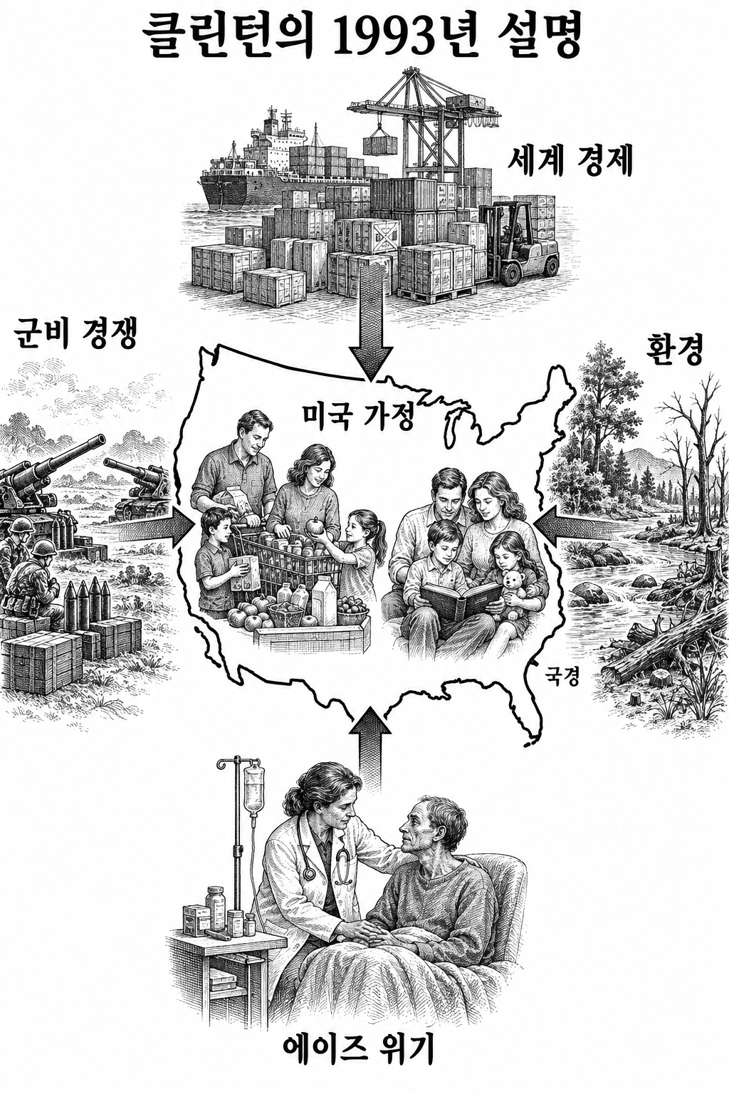 세계 경제·환경·보건·군비 문제가 국경을 넘어 미국인의 삶에 영향을 미치는 관계.